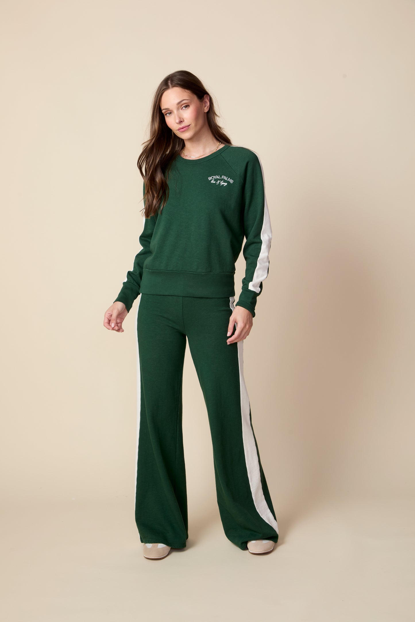 THE KYLE PANT IN PINE NEEDLE GREEN