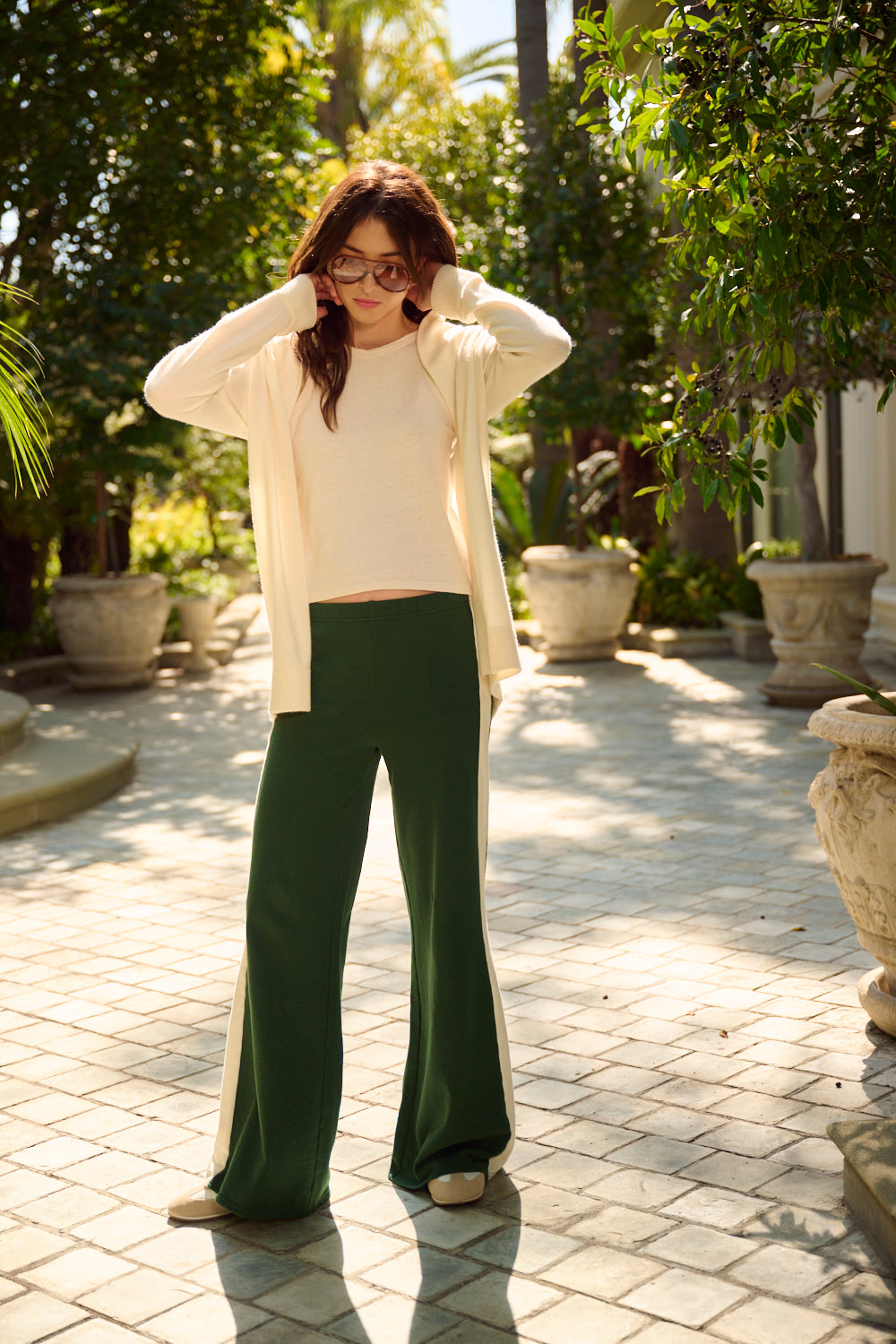 THE KYLE PANT IN PINE NEEDLE GREEN