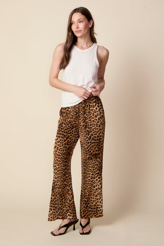 THE KATRINA SILK PANTS IN ANIMAL PRINT