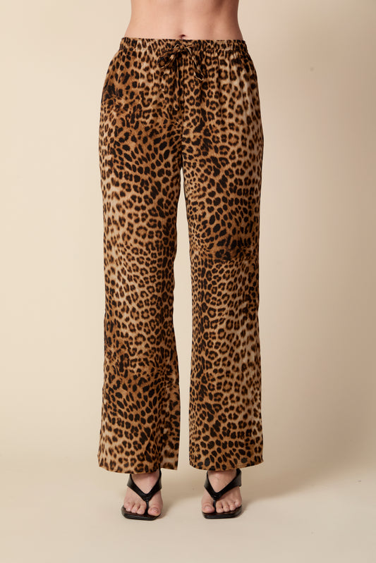 THE KATRINA SILK PANTS IN ANIMAL PRINT