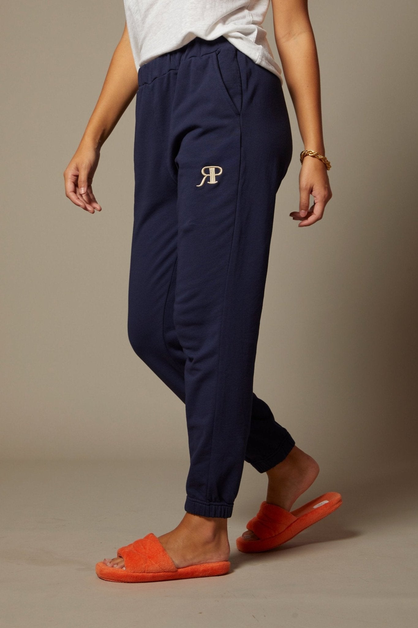 THE AMELIE JOGGER IN NAVY BLUE - ROYAL PALMS love & legacy