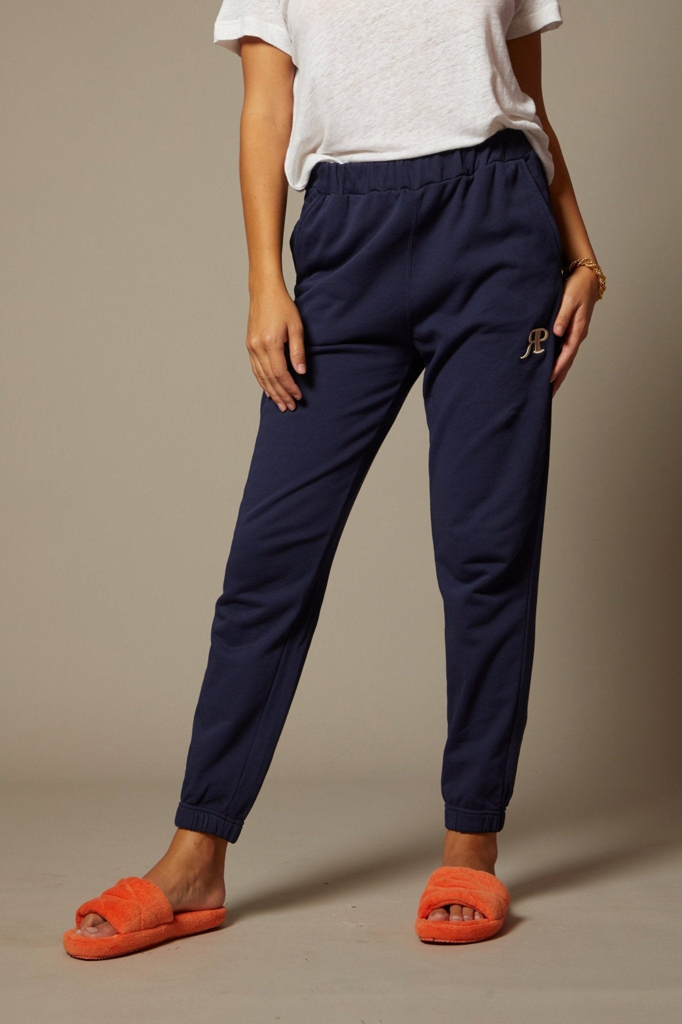 THE AMELIE JOGGER IN NAVY BLUE - ROYAL PALMS love & legacy