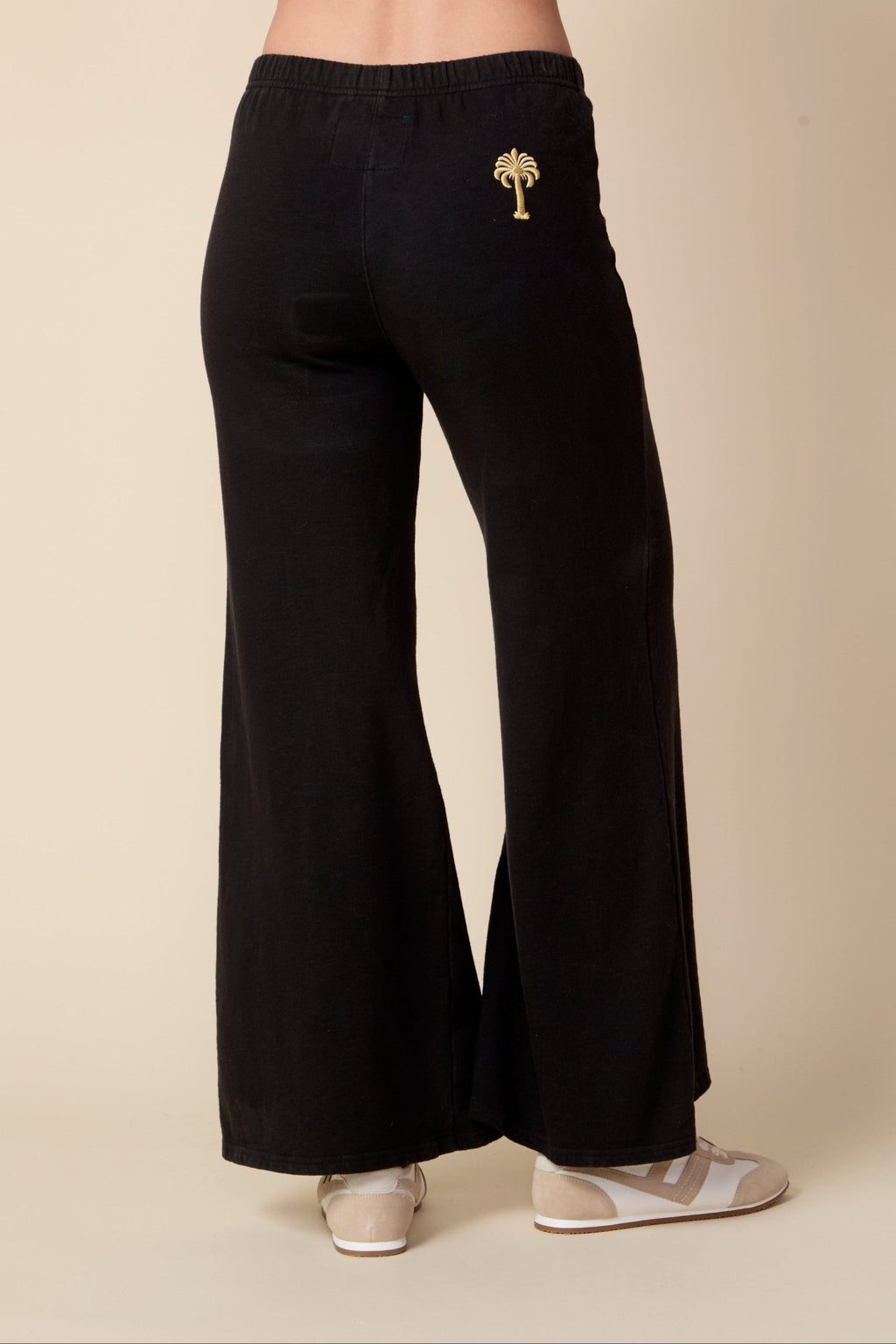 THE KATIE PANT IN BLACK - ROYAL PALMS love & legacy