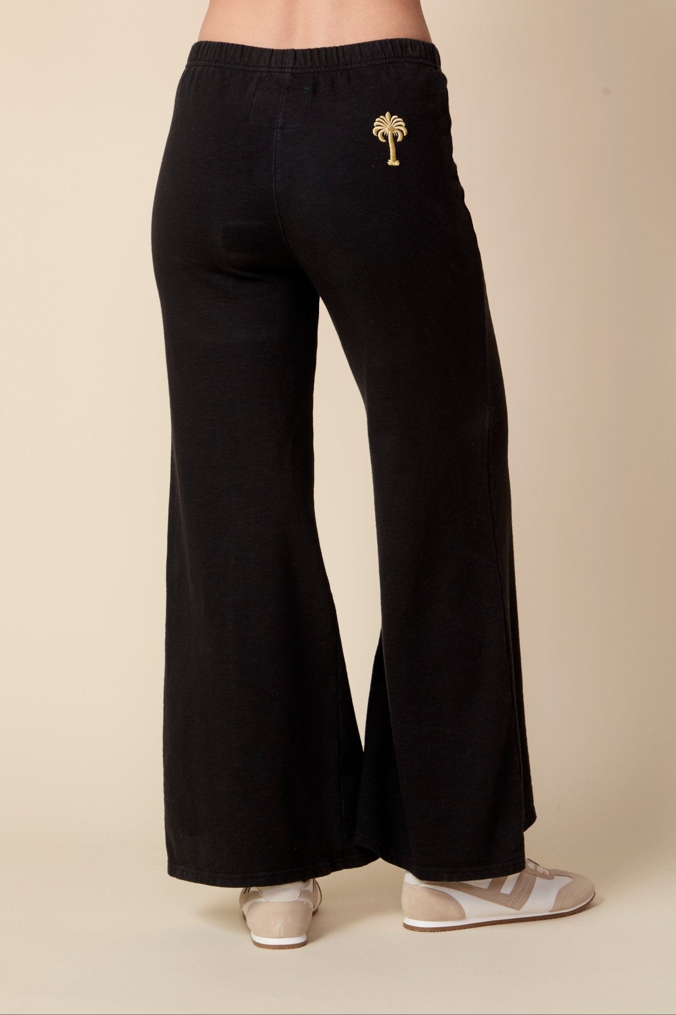 THE KATIE PANT IN BLACK - ROYAL PALMS love & legacy