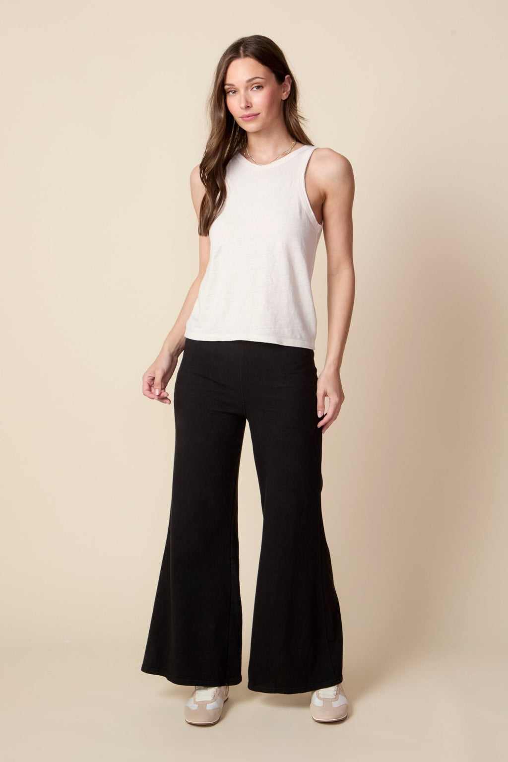 THE KATIE PANT IN BLACK - ROYAL PALMS love & legacy