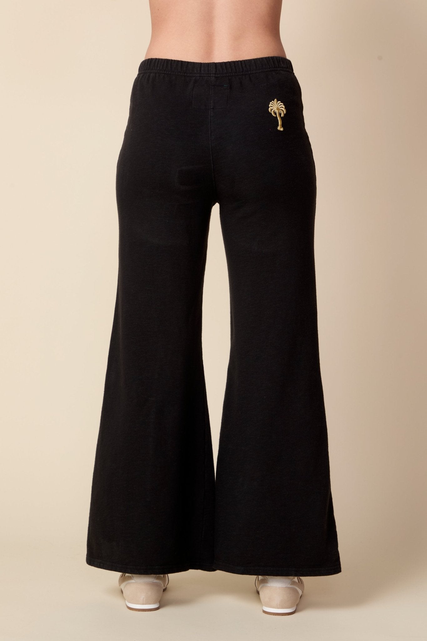 THE KATIE PANT IN BLACK - ROYAL PALMS love & legacy