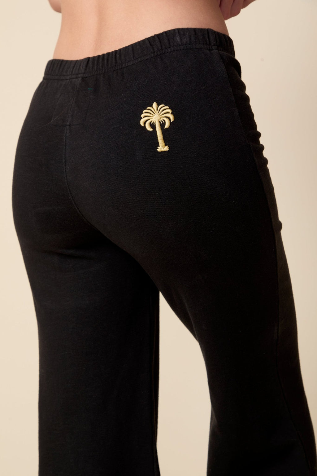 THE KATIE PANT IN BLACK - ROYAL PALMS love & legacy