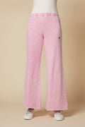 THE KATIE PANT IN COTTON SLUB FRENCH TERRY IN WASHED PINK - ROYAL PALMS love & legacy