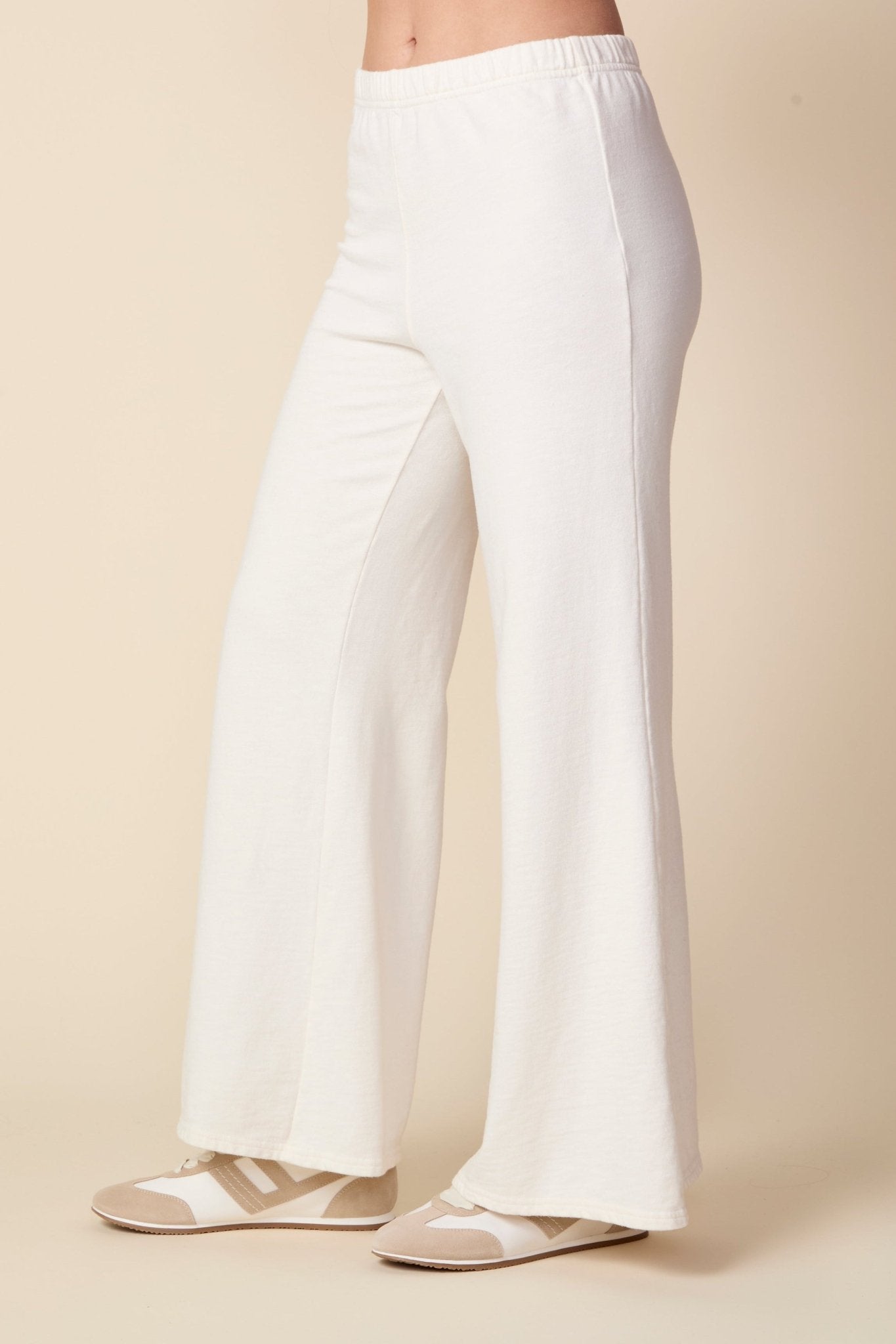 THE KATIE PANT IN GARDENIA - ROYAL PALMS love & legacy
