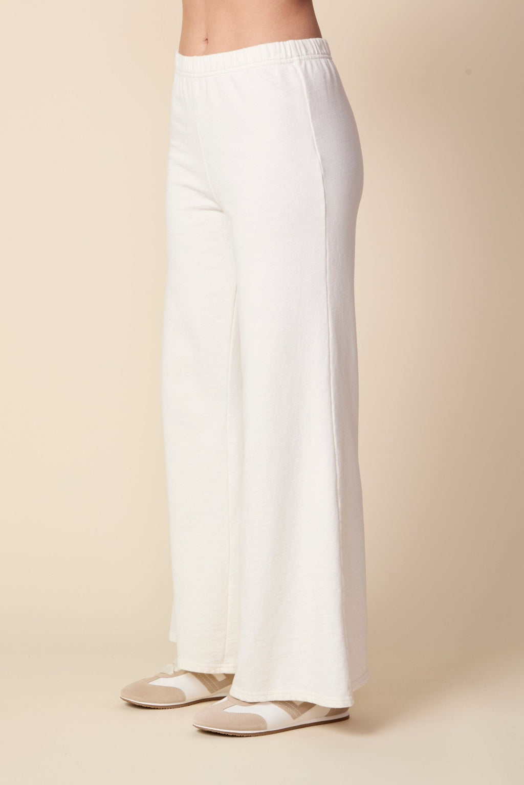 THE KATIE PANT IN GARDENIA - ROYAL PALMS love & legacy