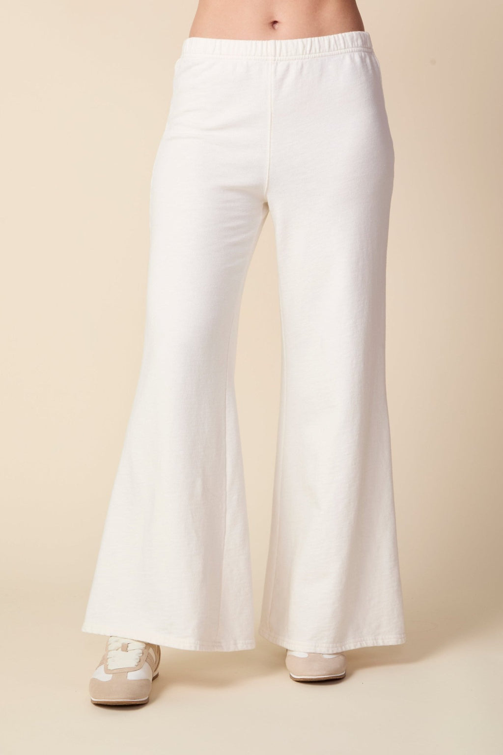 THE KATIE PANT IN GARDENIA - ROYAL PALMS love & legacy