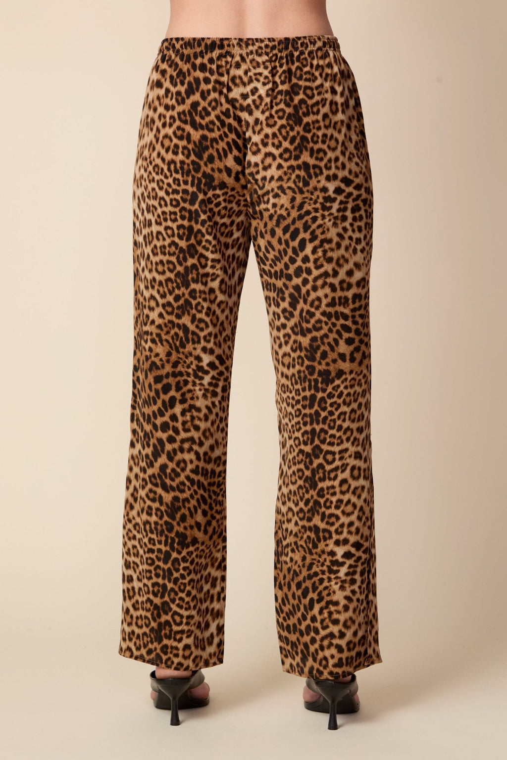THE KATRINA SILK PANTS IN ANIMAL PRINT - ROYAL PALMS love & legacy