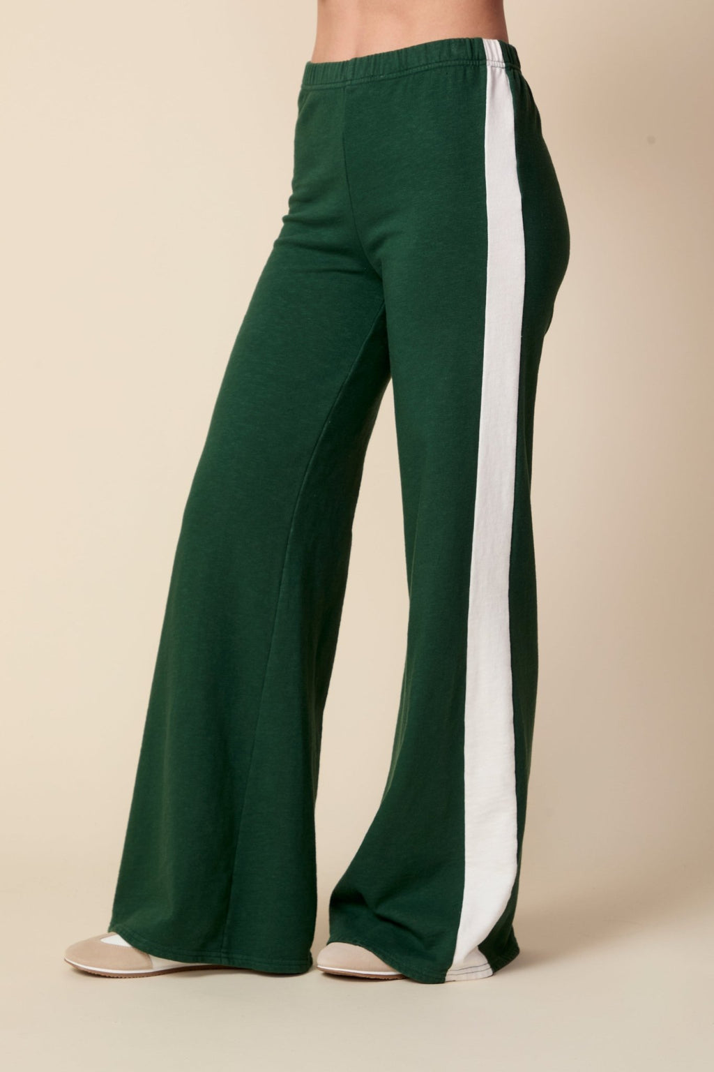 THE KYLE PANT IN PINE NEEDLE GREEN - ROYAL PALMS love & legacy