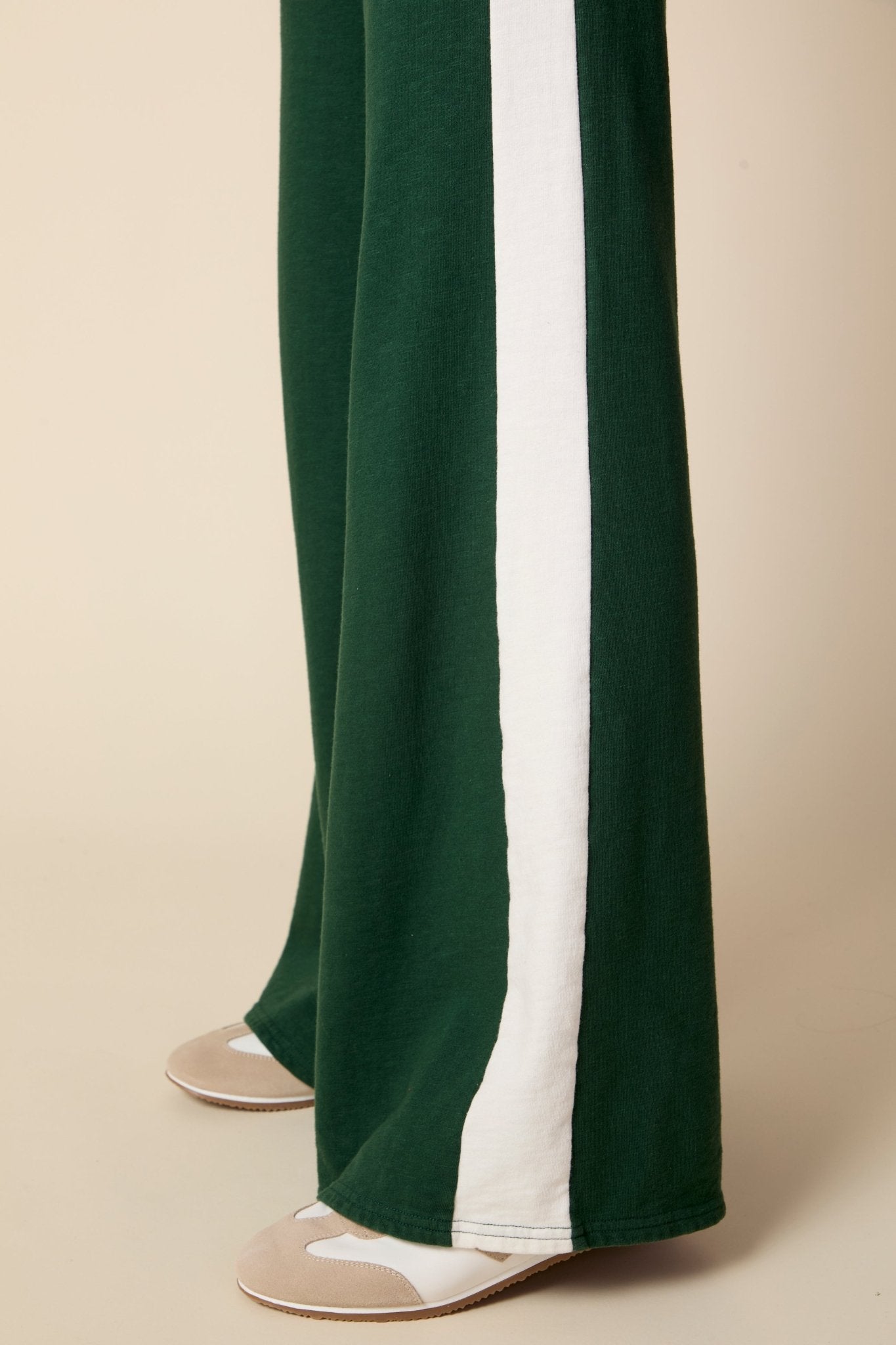 THE KYLE PANT IN PINE NEEDLE GREEN - ROYAL PALMS love & legacy