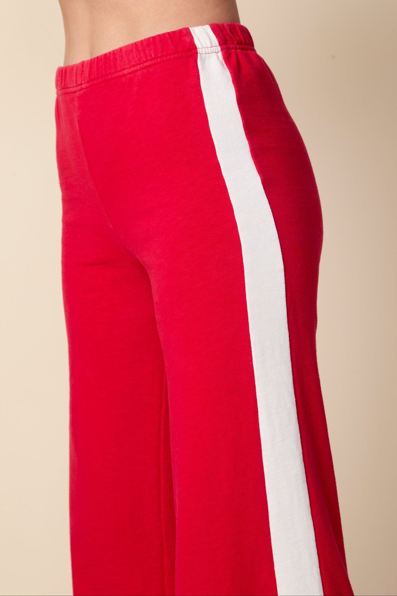 THE KYLE PANT IN RED - ROYAL PALMS love & legacy