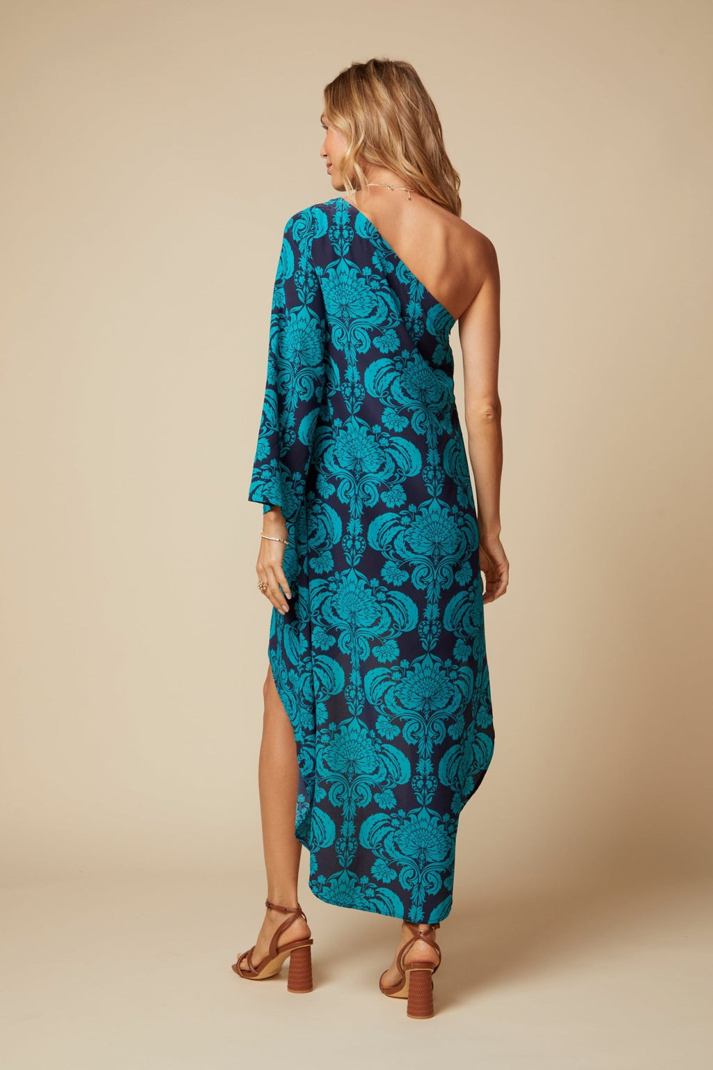 THE MISTY DRESS IN SAN REMO PRINT - ROYAL PALMS love & legacy