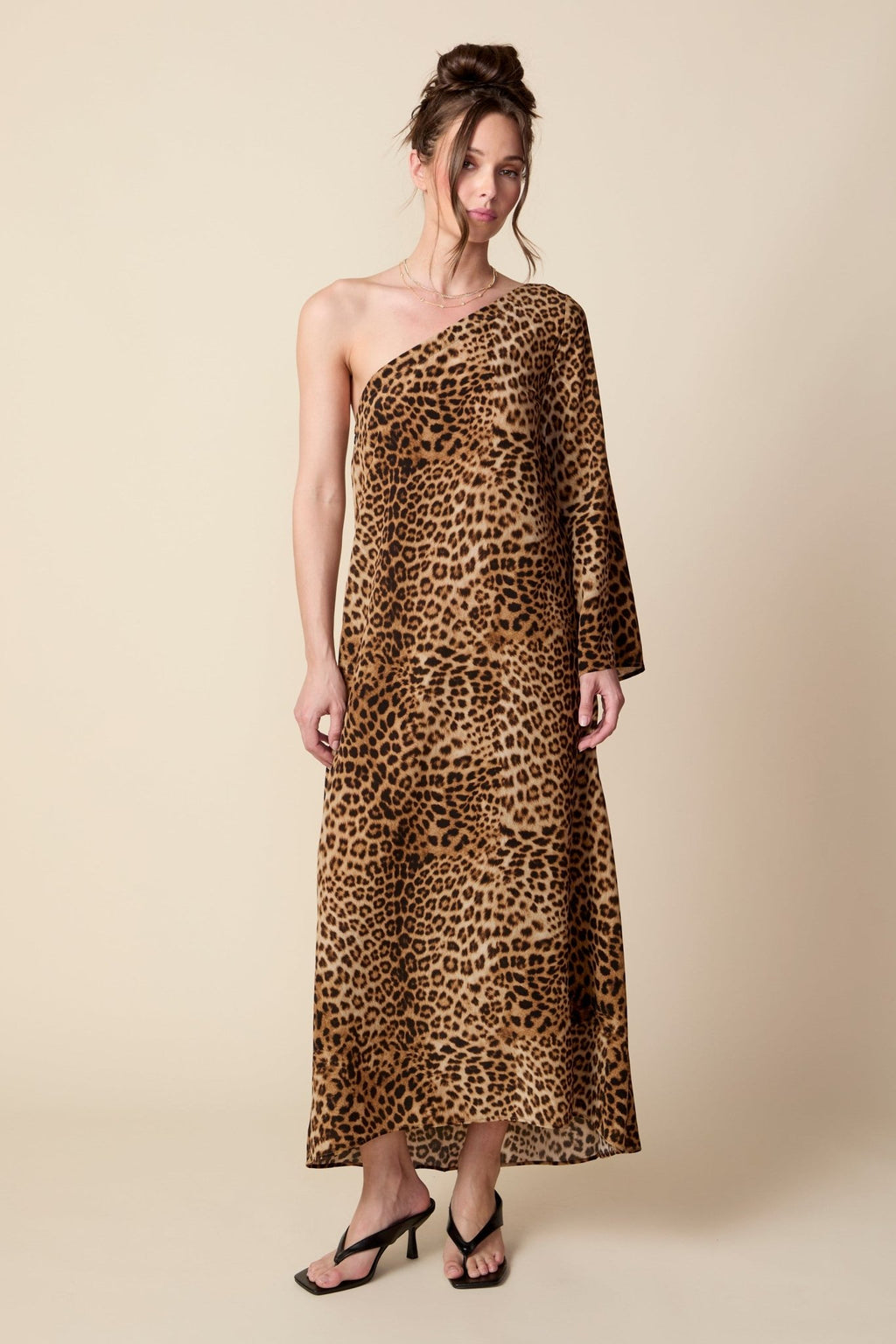 THE ODETTE MAXI DRESS IN ANIMAL PRINT - ROYAL PALMS love & legacy