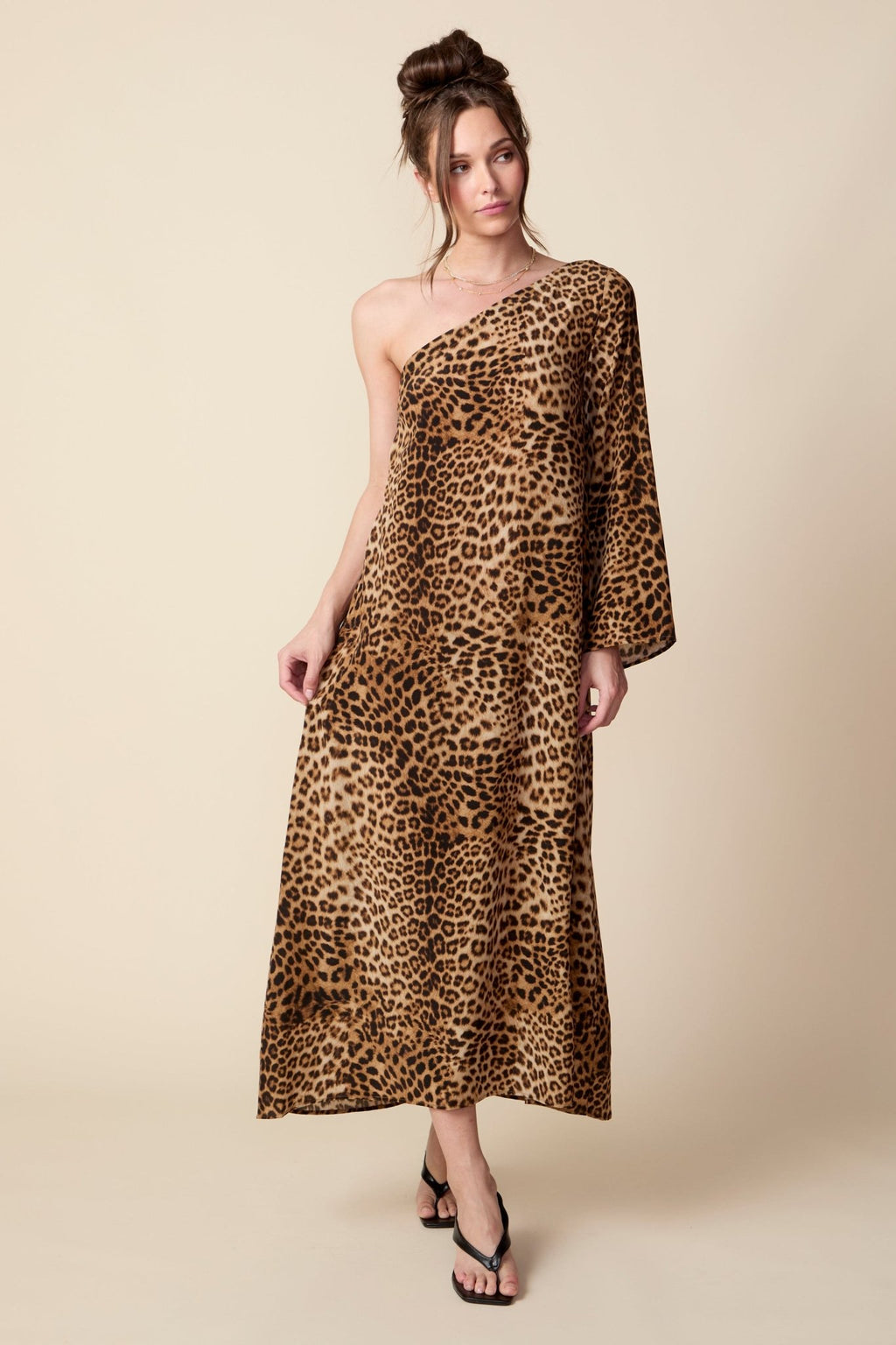 THE ODETTE MAXI DRESS IN ANIMAL PRINT - ROYAL PALMS love & legacy