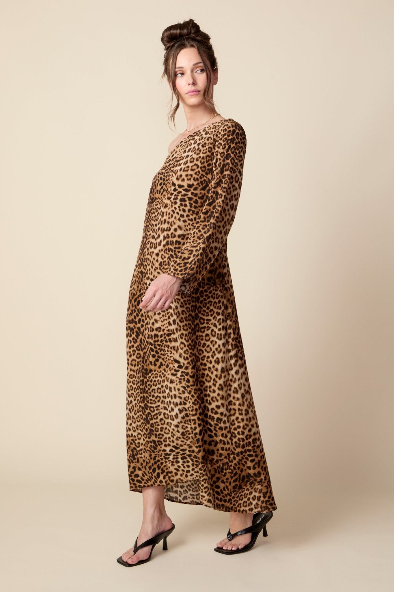 THE ODETTE MAXI DRESS IN ANIMAL PRINT - ROYAL PALMS love & legacy