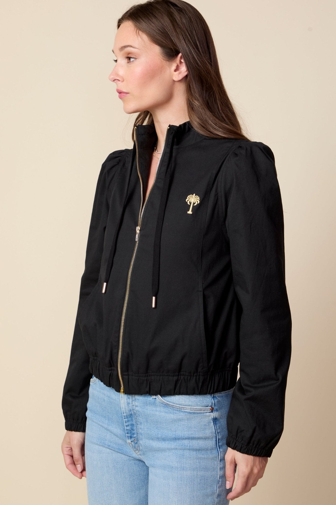 THE RYAN JACKET IN BLACK - ROYAL PALMS love & legacy