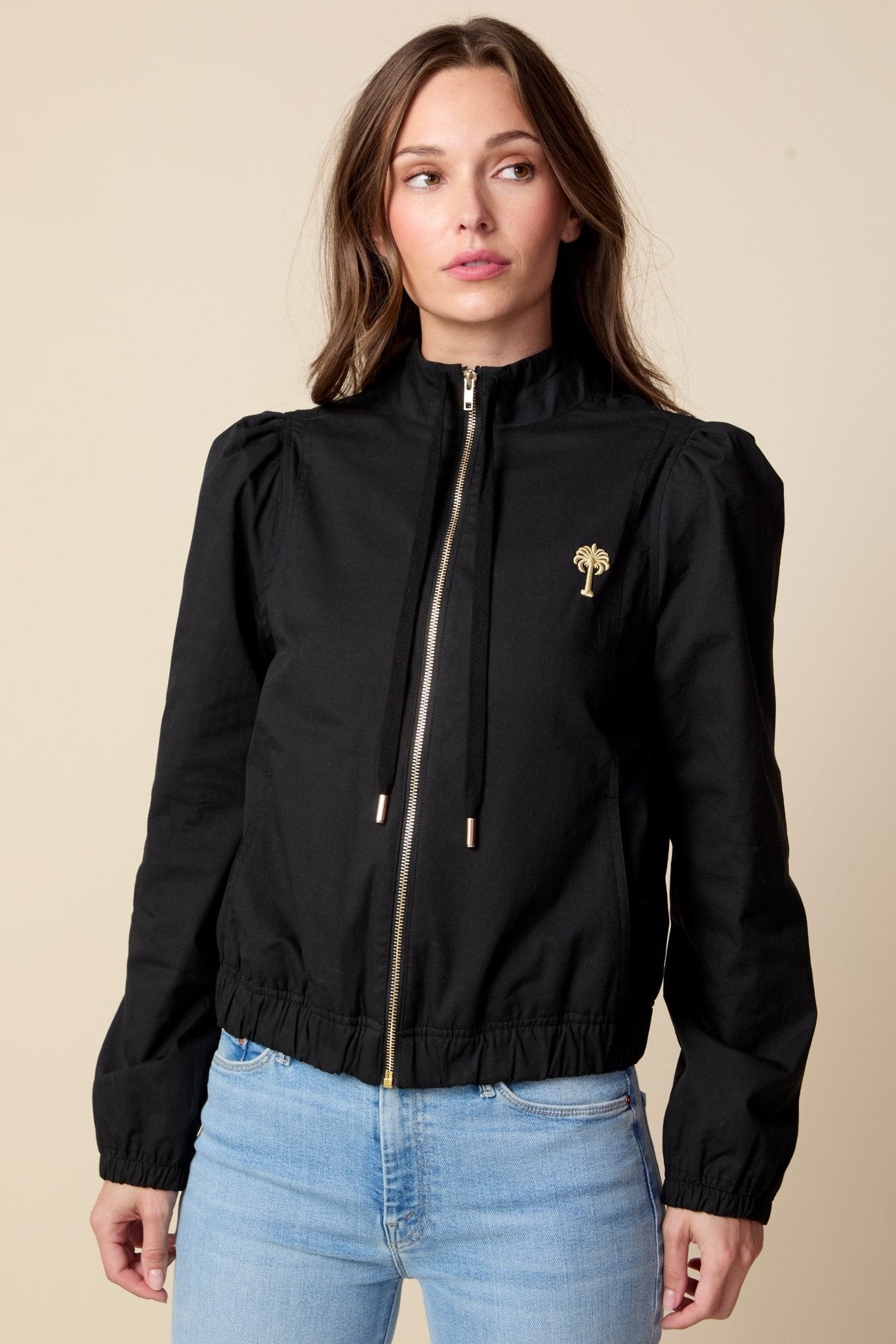 THE RYAN JACKET IN BLACK - ROYAL PALMS love & legacy