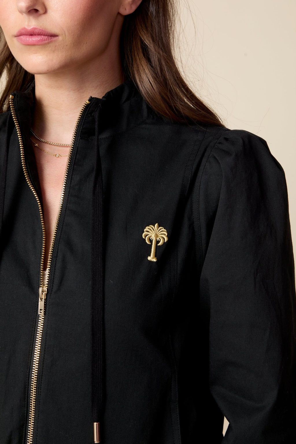 THE RYAN JACKET IN BLACK - ROYAL PALMS love & legacy