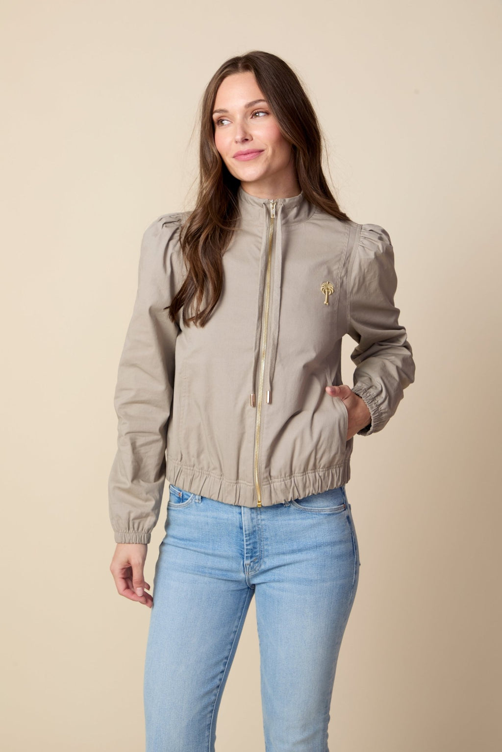 THE RYAN JACKET IN VINTAGE KHAKI - ROYAL PALMS love & legacy