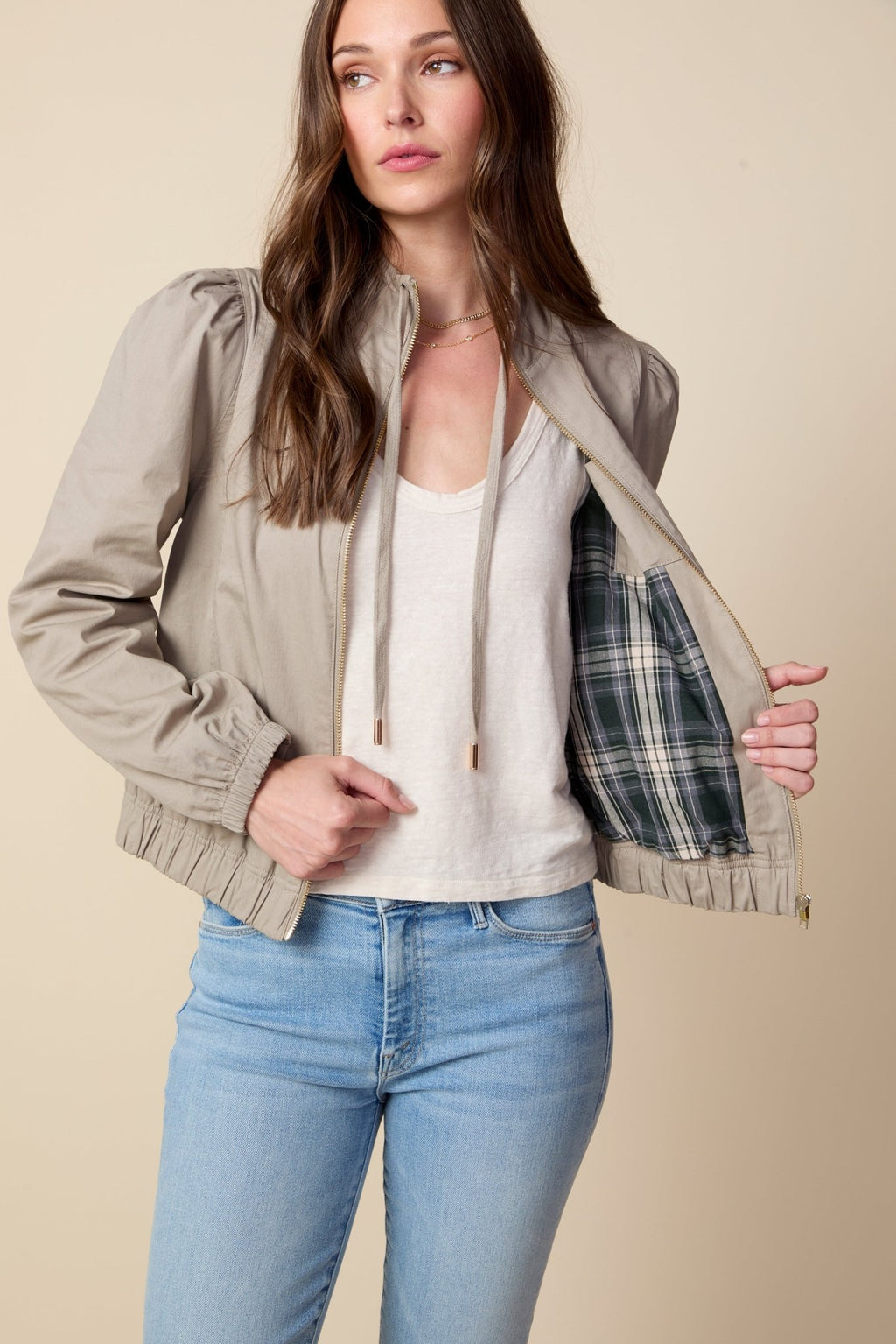 THE RYAN JACKET IN VINTAGE KHAKI - ROYAL PALMS love & legacy