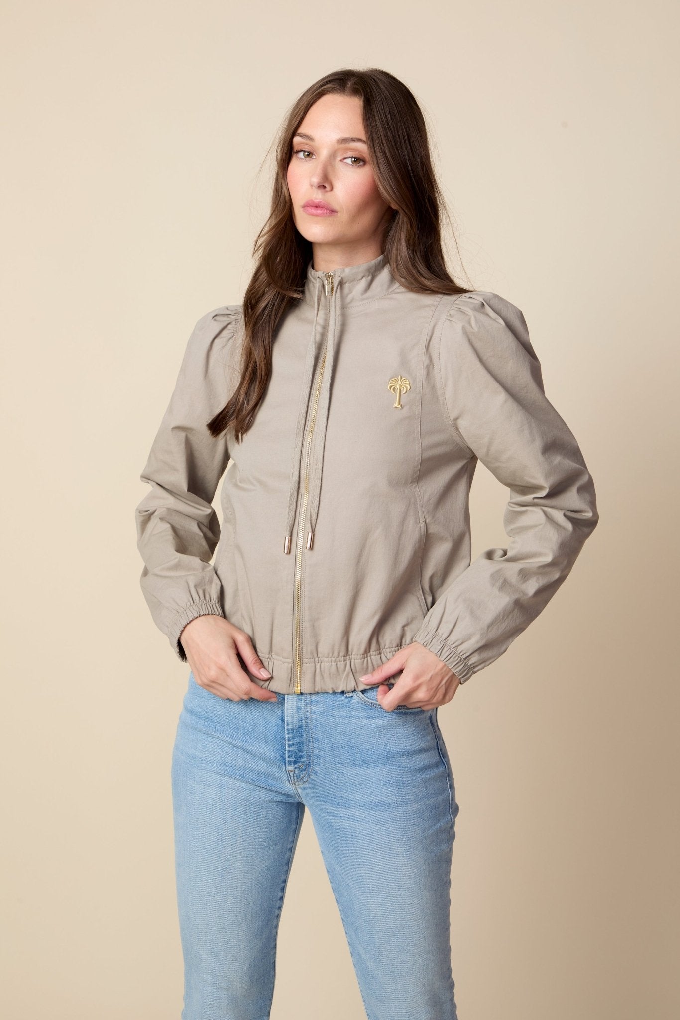 THE RYAN JACKET IN VINTAGE KHAKI - ROYAL PALMS love & legacy