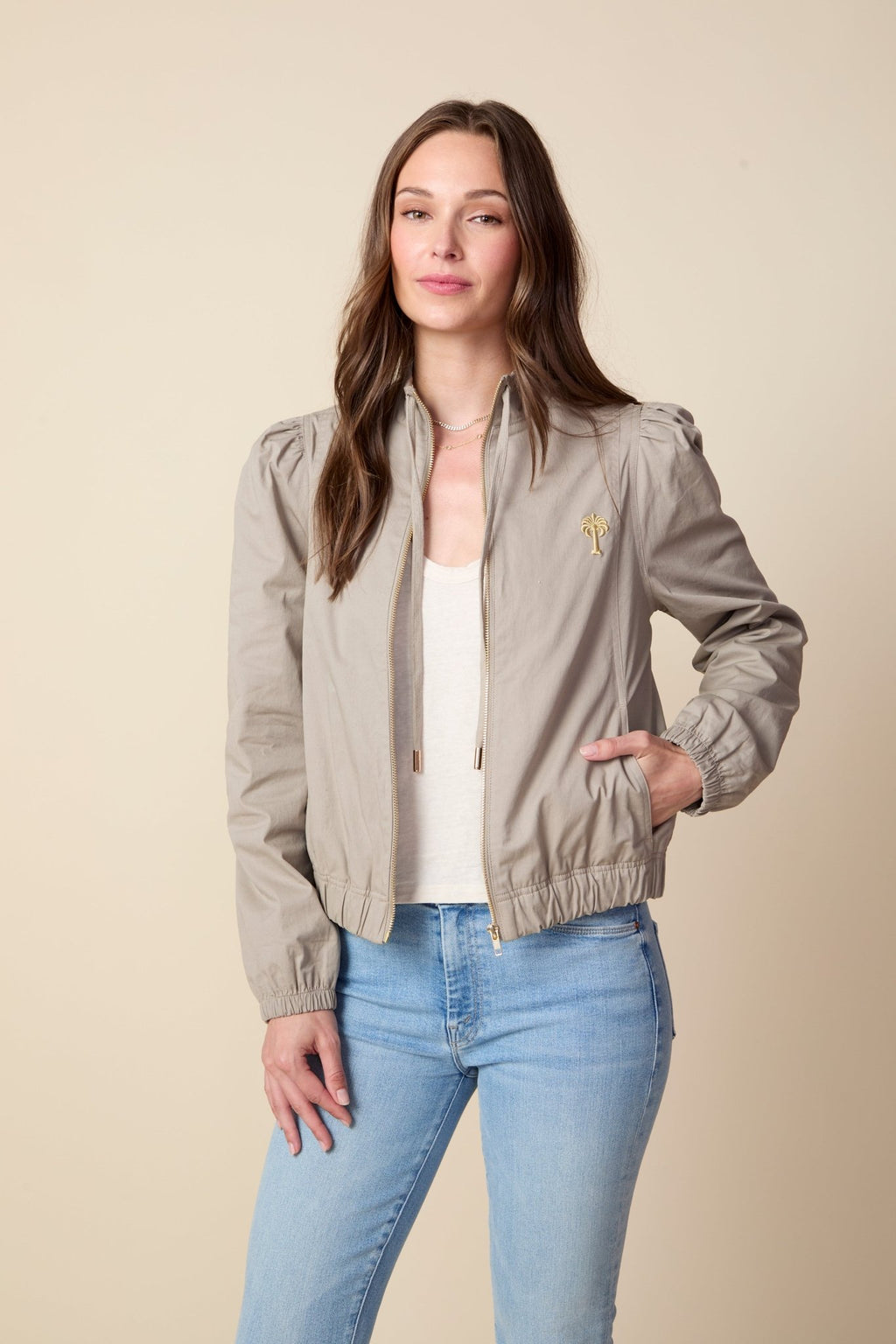 THE RYAN JACKET IN VINTAGE KHAKI - ROYAL PALMS love & legacy