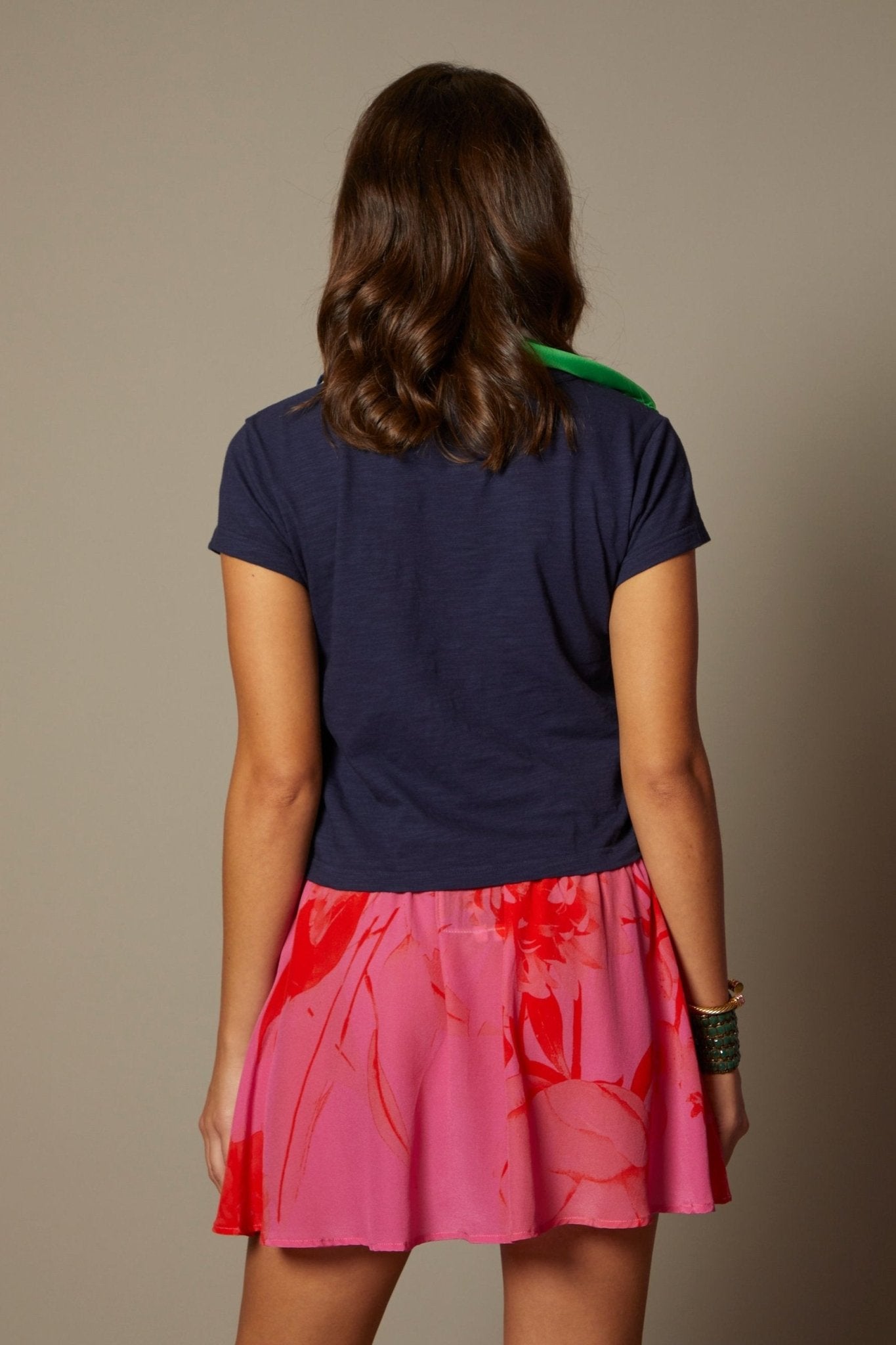 THE SIDNEY TEE IN NAVY BLUE - ROYAL PALMS love & legacy